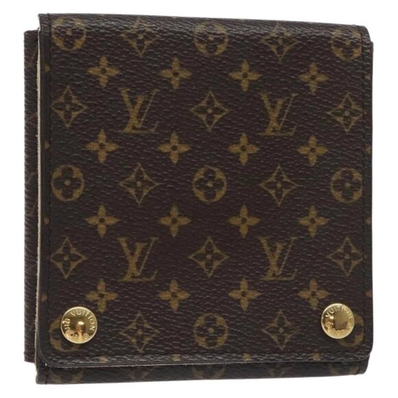 LOUIS VUITTON Monogram Jewelry case Jewelry Box LV Auth 128831 - Picture 1 of 16